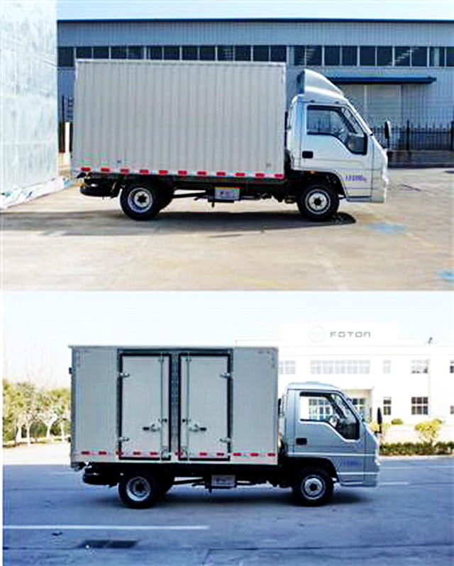 BJ5032XXY-C1福田厢式运输车与起吊车功能解析